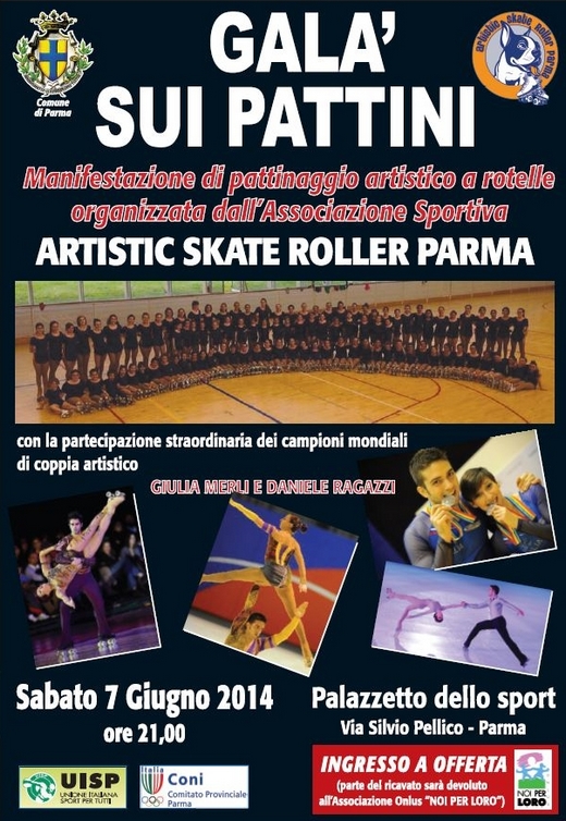 Galà sui pattini 2014 Artistic Skate Roller Parma