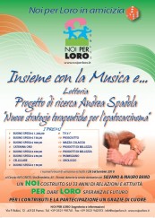 Insieme con la Musica Lotteria solidale 2018 Noi per Loro onlus Parma per la ricerca
