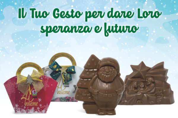 Locandina campagna solidale Natale 2024 Noi per Loro odv Parma